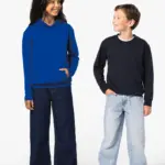 Gerecyclede kindersweater met ronde hals — productfoto 10
