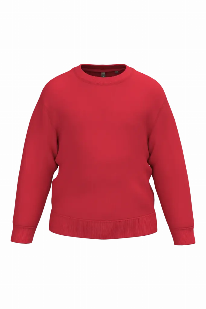 Gerecyclede kindersweater met ronde hals — productfoto 22