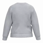 Gerecyclede kindersweater met ronde hals, oxford grey — productfoto 20