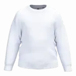 Gerecyclede kindersweater met ronde hals, white — productfoto 28