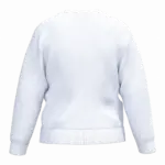 Gerecyclede kindersweater met ronde hals, white — productfoto 29