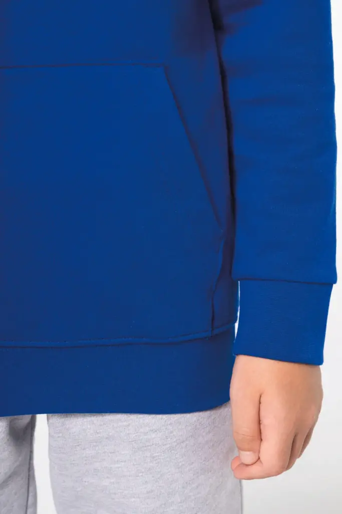 Gerecyclede kindersweater met capuchon — productfoto 4