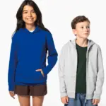 K4044-K4045_2026 - Hidalgo-werbeartikel Gerecyclede kindersweater met capuchon — productfoto 5
