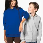 Gerecyclede kindersweater met capuchon — productfoto 6