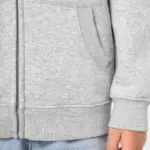 K4045-6_2026 - Hidalgo-werbeartikel Gerecycled sweatvest met capuchon — productfoto 4