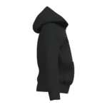 PS_K4045-S_BLACK - Hidalgo-werbeartikel Gerecycled sweatvest met capuchon, black — productfoto 5