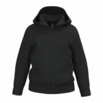 PS_K4045_BLACK - Hidalgo-werbeartikel Gerecycled sweatvest met capuchon, black — productfoto 6