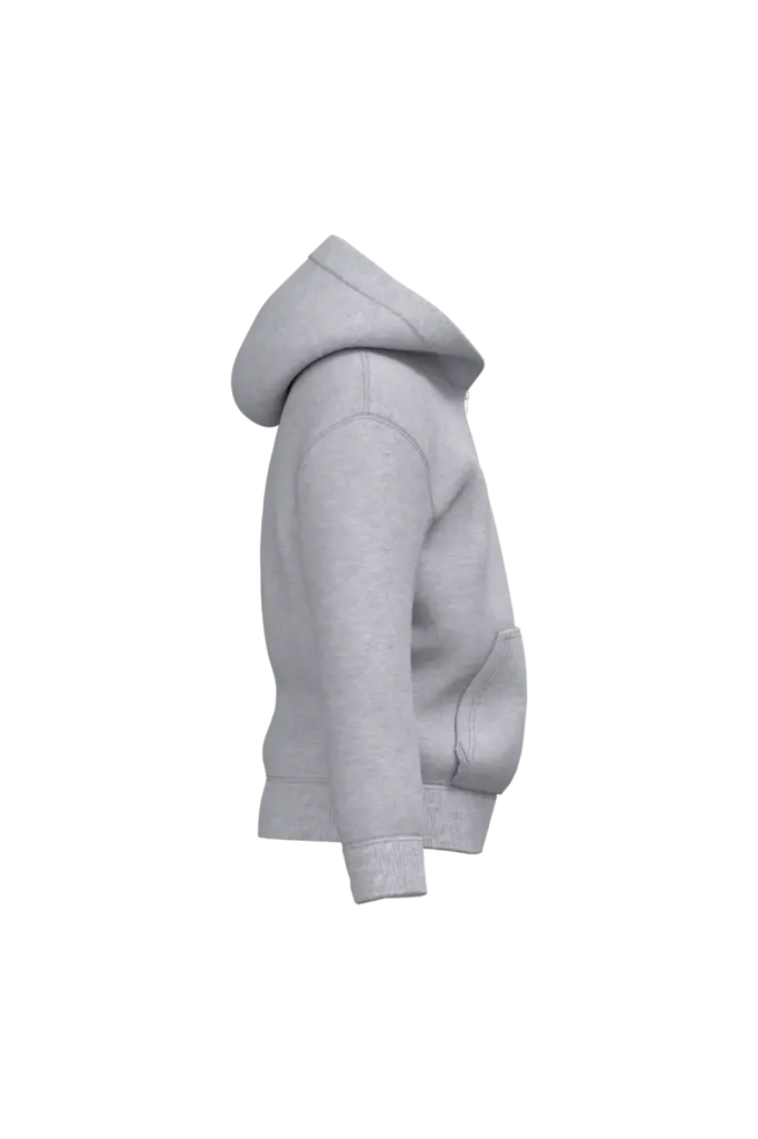 PS_K4045-S_OXFORDGREY - Hidalgo-werbeartikel Gerecycled sweatvest met capuchon, oxford grey — productfoto 11