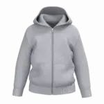 PS_K4045_OXFORDGREY - Hidalgo-werbeartikel Gerecycled sweatvest met capuchon, oxford grey — productfoto 12