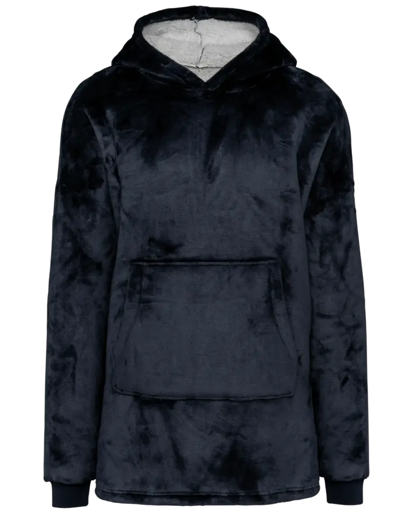 PS_K410_NIGHTNAVY - Hidalgo-werbeartikel Poncho plaid, night navy — productfoto 10