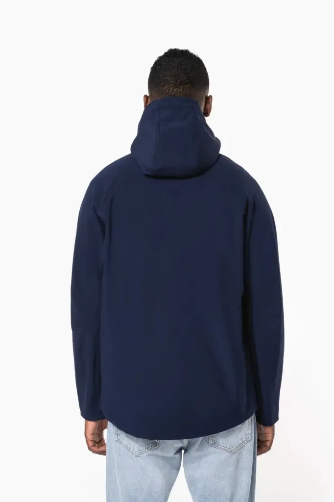 K413-5_2026 - Hidalgo Heren softshell jas met afneembare capuchon — productfoto 2