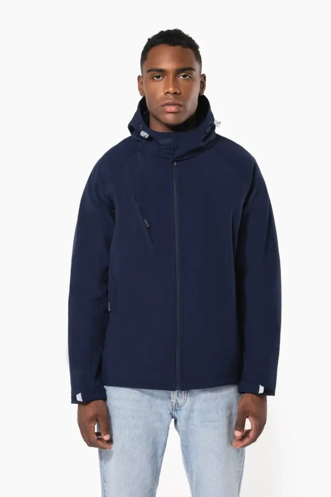 K413-4_2026 - Hidalgo Heren softshell jas met afneembare capuchon — productfoto 9