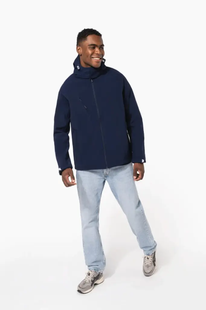 K413_2026 - Hidalgo Heren softshell jas met afneembare capuchon — productfoto 10