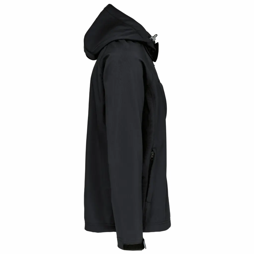 PS_K413-S_BLACK - Hidalgo Heren softshell jas met afneembare capuchon — productfoto 16
