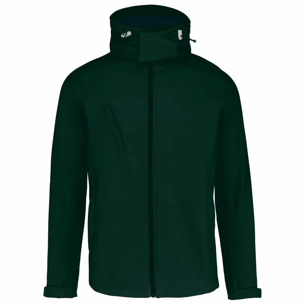 PS_K413_BOTTLEGREEN - Hidalgo Heren softshell jas met afneembare capuchon — productfoto 20