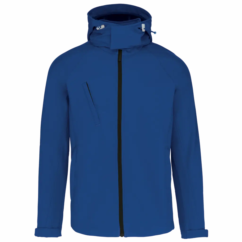 PS_K413_DARKROYALBLUE - Hidalgo Heren softshell jas met afneembare capuchon — productfoto 23
