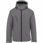 PS_K413_MARLGREY - Hidalgo Heren softshell jas met afneembare capuchon — productfoto 26