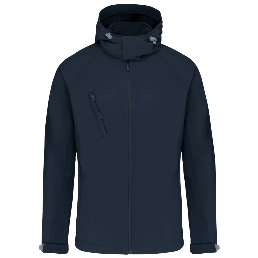 PS_K413_NAVY - Hidalgo Heren softshell jas met afneembare capuchon — productfoto 29