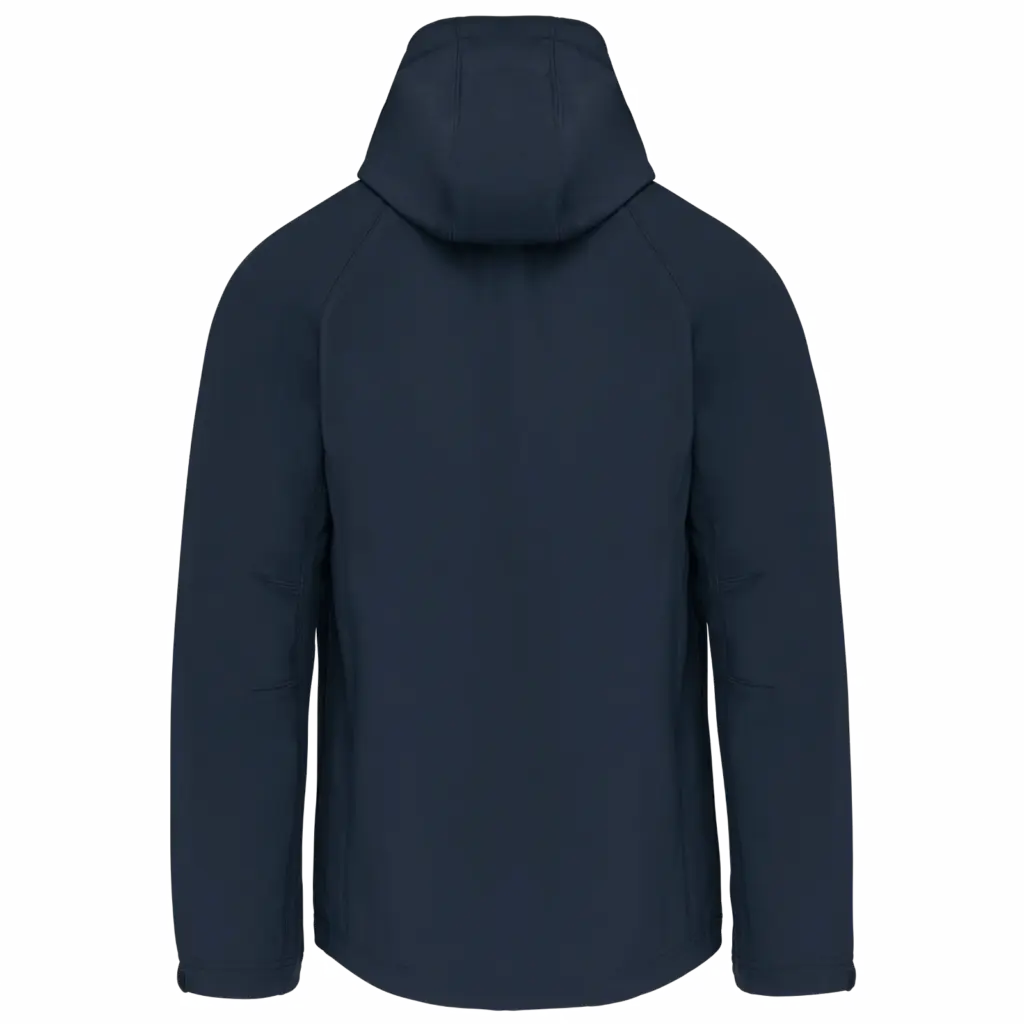 PS_K413-B_NAVY - Hidalgo Heren softshell jas met afneembare capuchon — productfoto 30