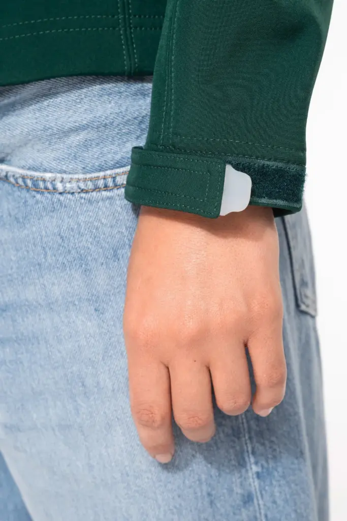 K414-9_2026 - Hidalgo-werbeartikel Dames softshell jas met afneembare capuchon — productfoto 4