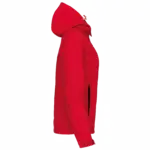 PS_K414-S_RED - Hidalgo-werbeartikel Dames softshell jas met afneembare capuchon — productfoto 23