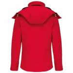 PS_K414-B_RED - Hidalgo-werbeartikel Dames softshell jas met afneembare capuchon — productfoto 25
