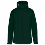 PS_K414_BOTTLEGREEN - Hidalgo-werbeartikel Dames softshell jas met afneembare capuchon, bottle green — productfoto 12