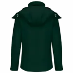 PS_K414-B_BOTTLEGREEN - Hidalgo-werbeartikel Dames softshell jas met afneembare capuchon, bottle green — productfoto 13