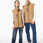 3-laags uniseks softshelljas met afneembare capuchon en mouwen — productfoto 8