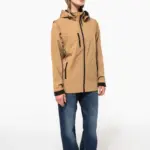 3-laags uniseks softshelljas met afneembare capuchon en mouwen — productfoto 14