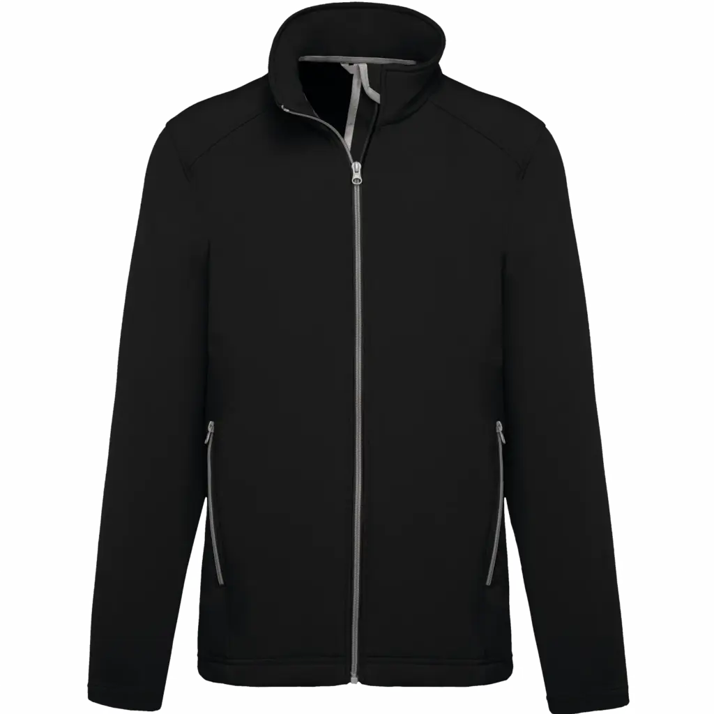 2-laagse herensoftshelljas, black — productfoto 16