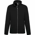 2-laagse herensoftshelljas, black — productfoto 16