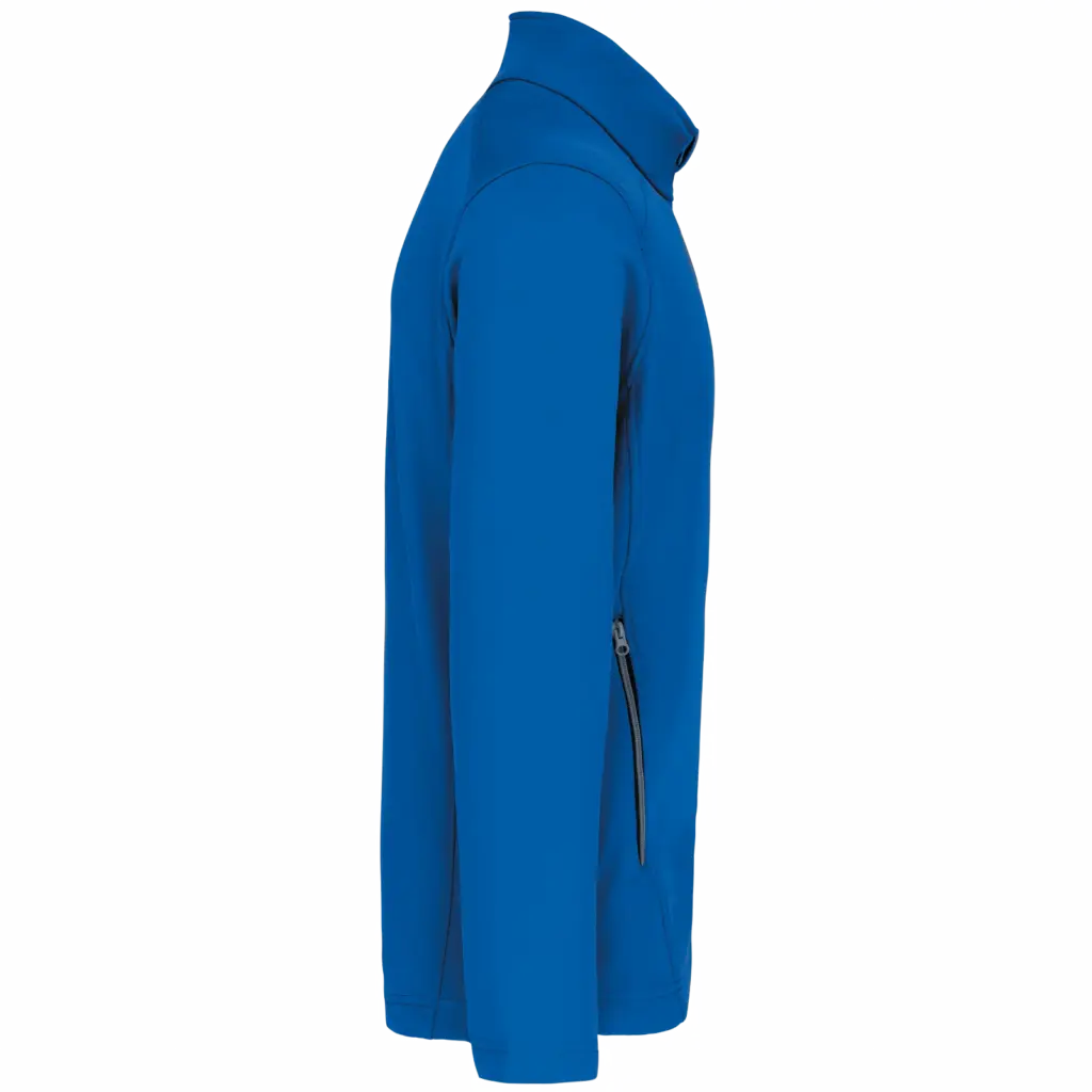 2-laagse herensoftshelljas, light royal blue — productfoto 18