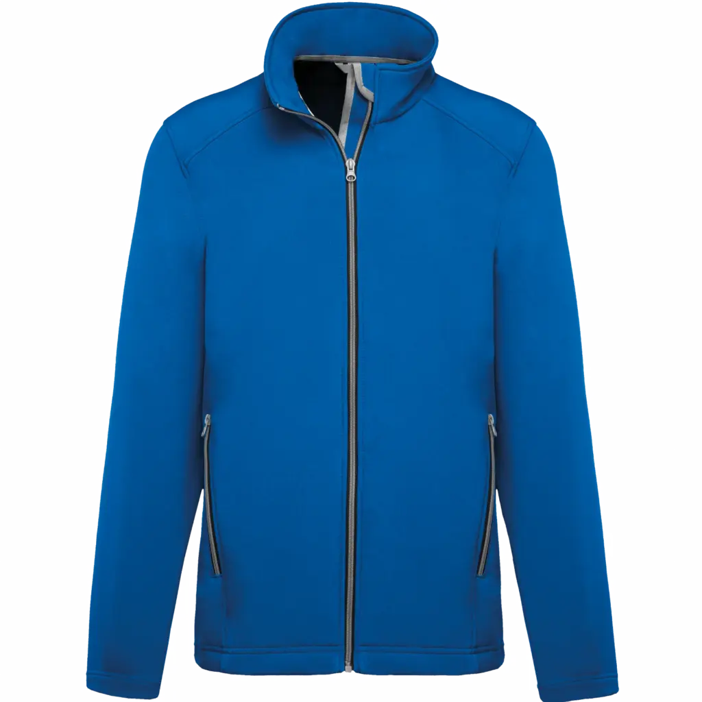 2-laagse herensoftshelljas, light royal blue — productfoto 19