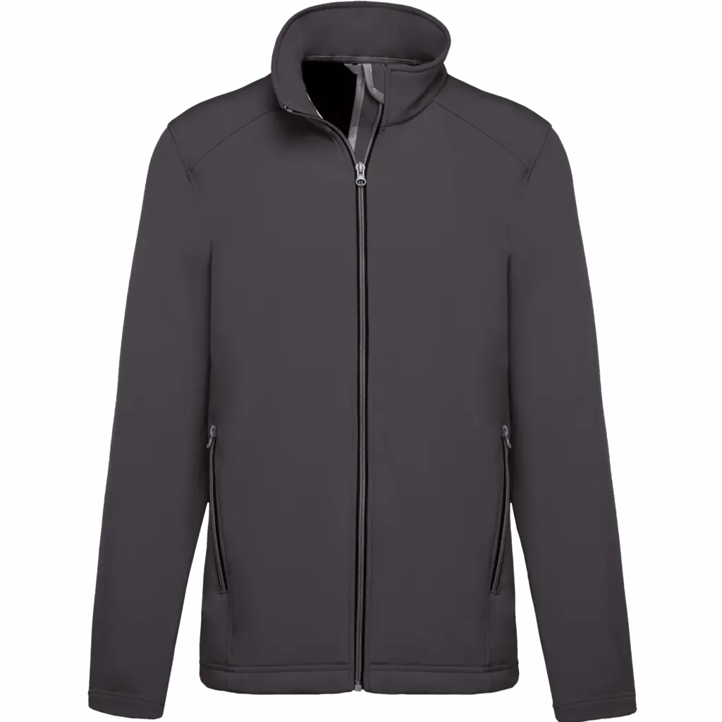 2-laagse herensoftshelljas, titanium — productfoto 28