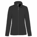 2-laagse damessoftshelljas, black — productfoto 5