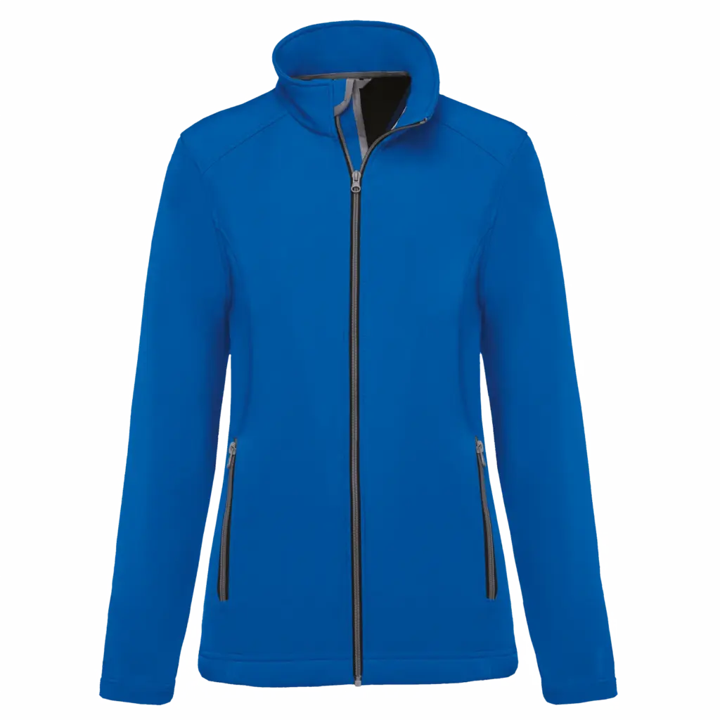 2-laagse damessoftshelljas, light royal blue — productfoto 8