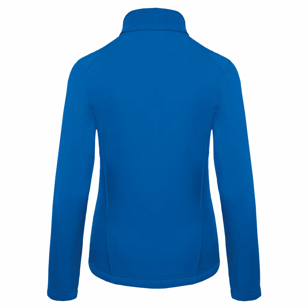 2-laagse damessoftshelljas, light royal blue — productfoto 9