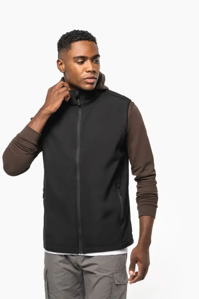 2-laagse uniseks softshell-bodywarmer