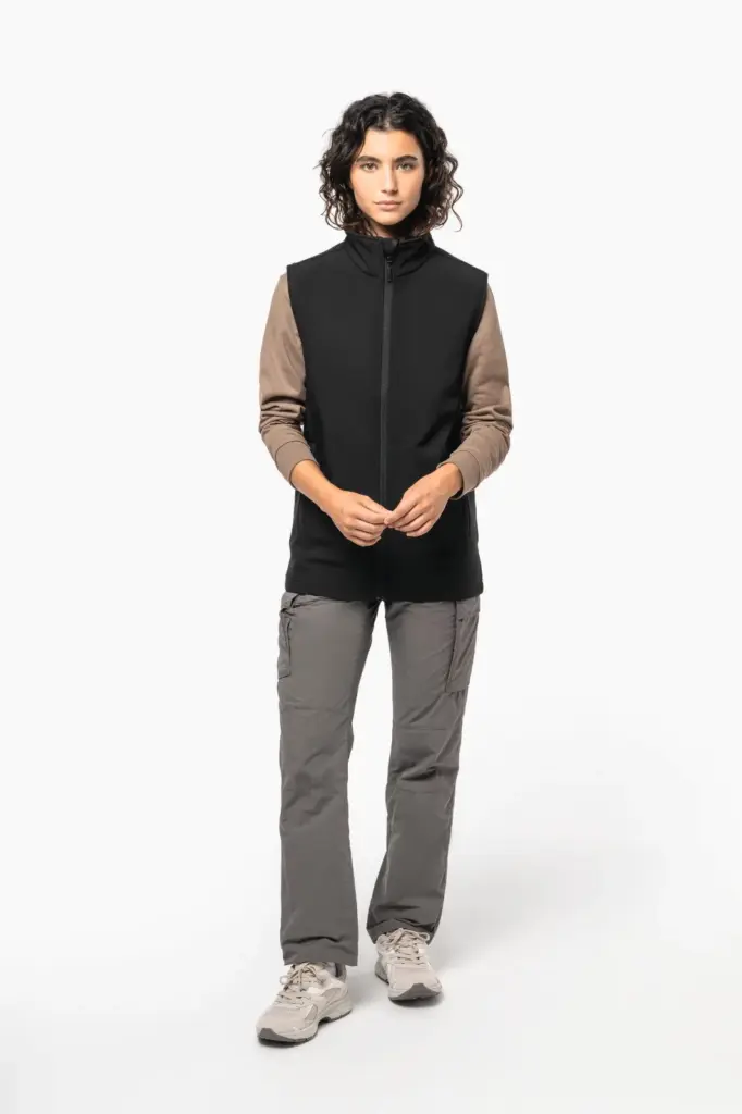 2-laagse uniseks softshell-bodywarmer — productfoto 7