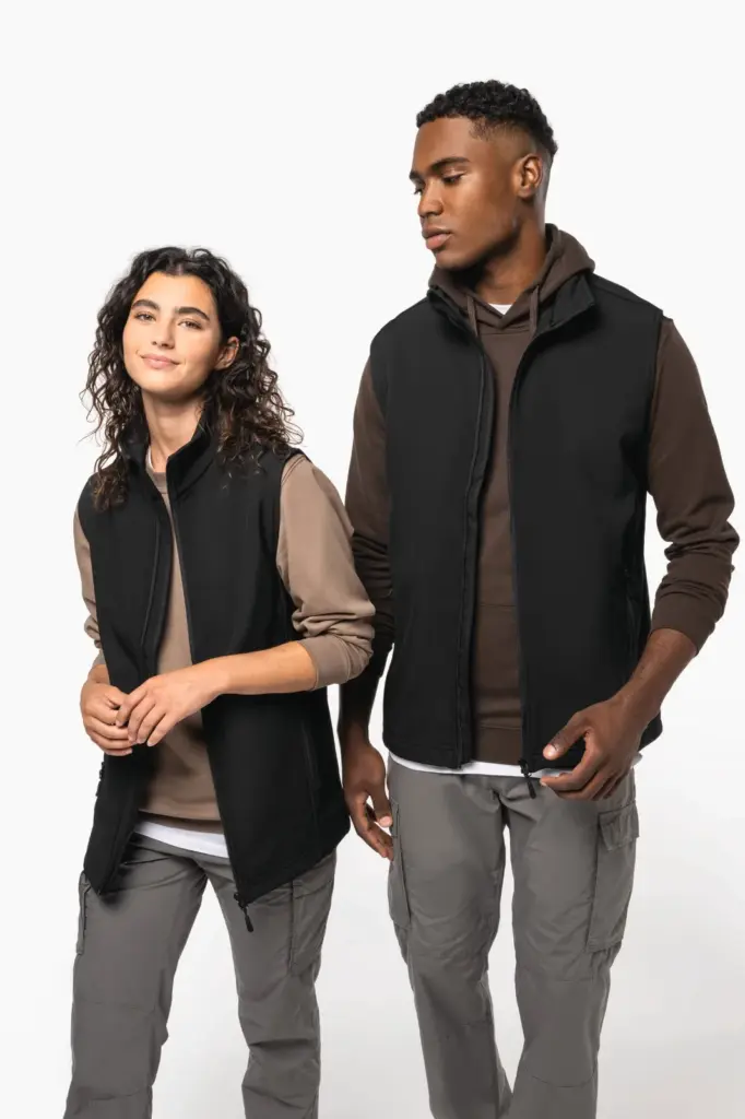 2-laagse uniseks softshell-bodywarmer — productfoto 9