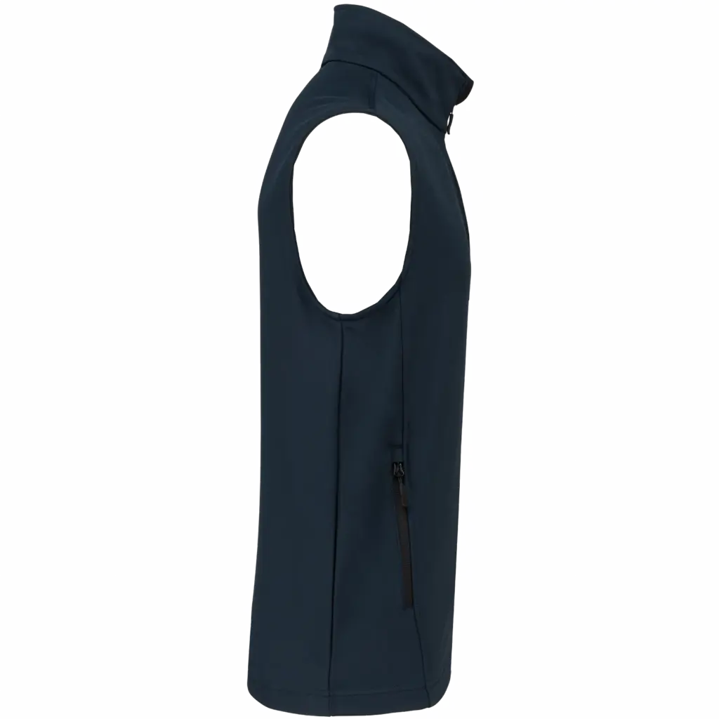 2-laagse uniseks softshell-bodywarmer, navy — productfoto 13