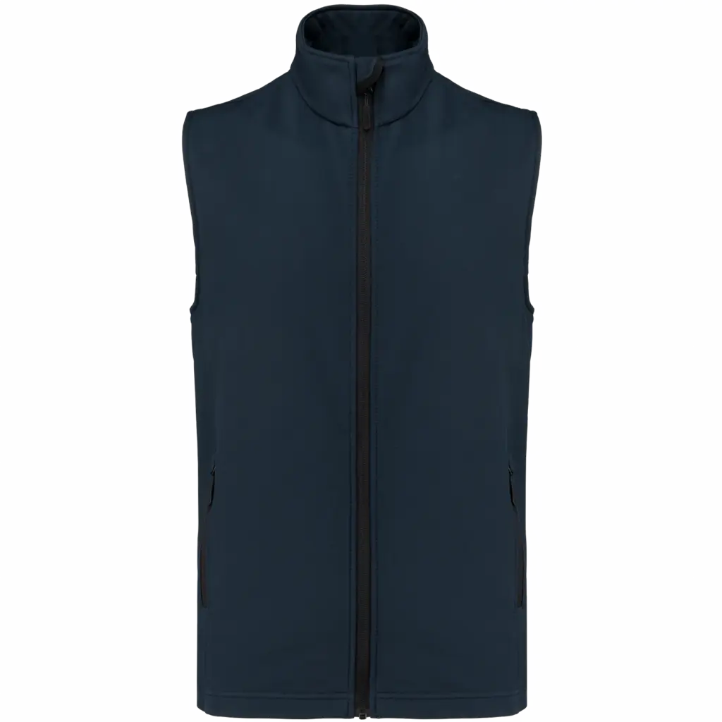 2-laagse uniseks softshell-bodywarmer, navy — productfoto 14