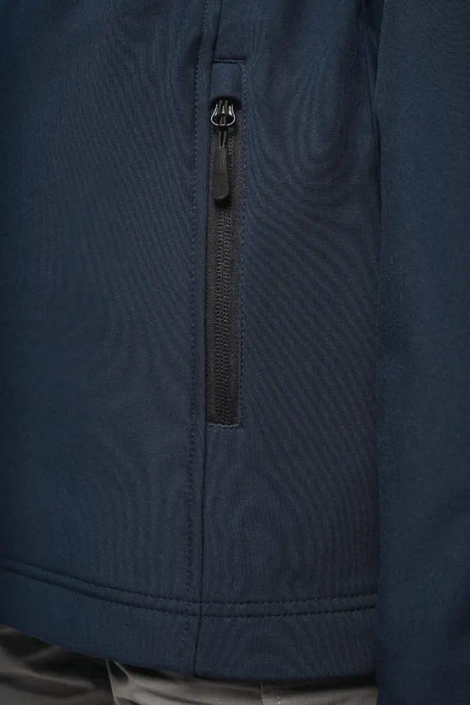 K427-8_2025 - Hidalgo-werbeartikel Ecologisch 3-laags uniseks softshell-jasje — productfoto 9