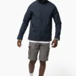 K427-13_2025 - Hidalgo-werbeartikel Ecologisch 3-laags uniseks softshell-jasje — productfoto 10