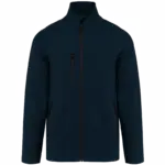 PS_K427_NAVY - Hidalgo-werbeartikel Ecologisch 3-laags uniseks softshell-jasje, navy — productfoto 17