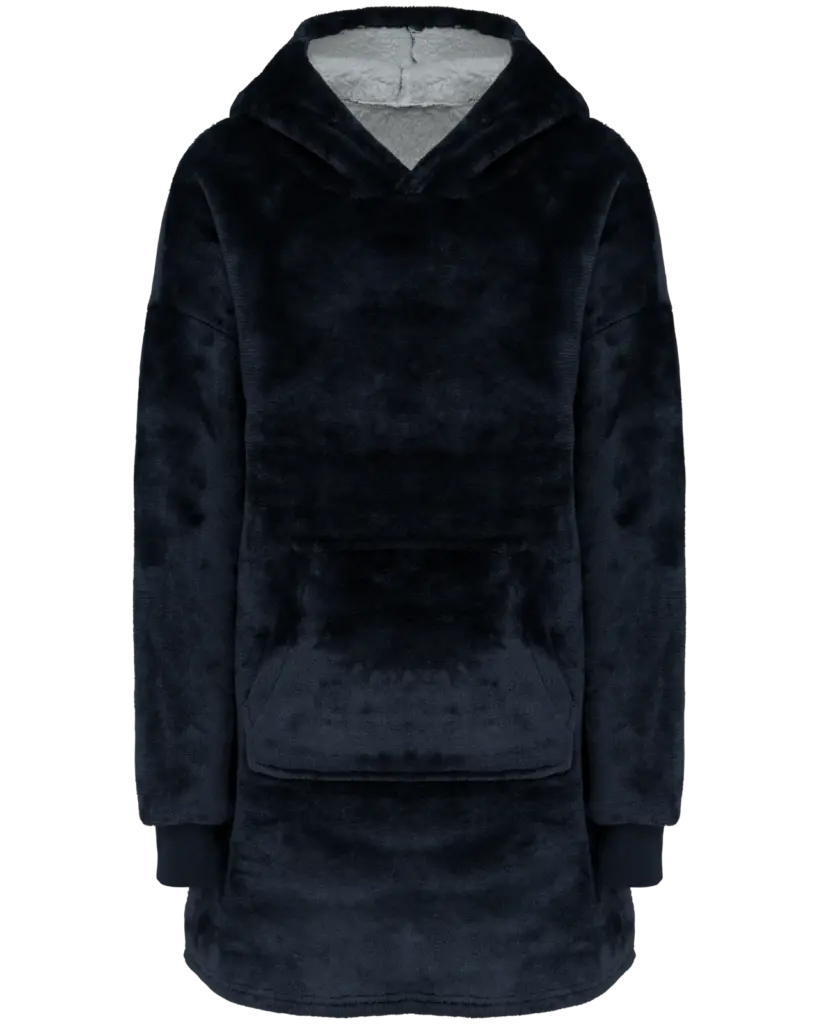 PS_K430_NIGHTNAVY - Hidalgo-werbeartikel Poncho plaid, night navy — productfoto 12