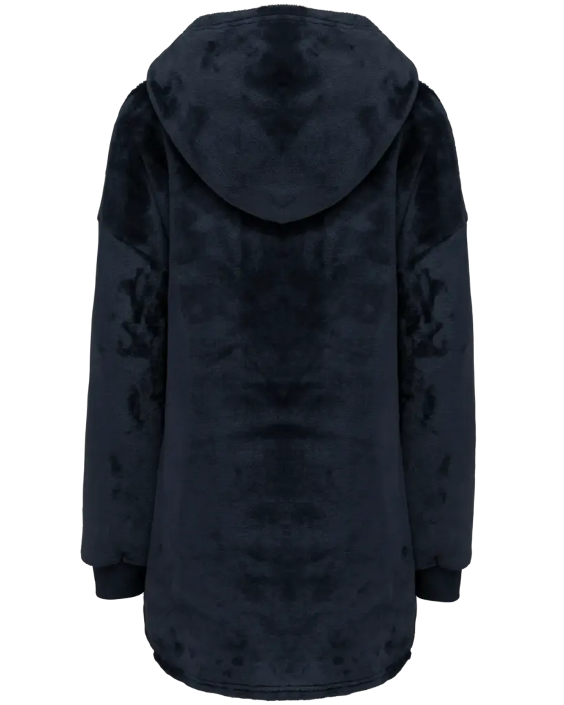 PS_K430-B_NIGHTNAVY - Hidalgo-werbeartikel Poncho plaid, night navy — productfoto 13