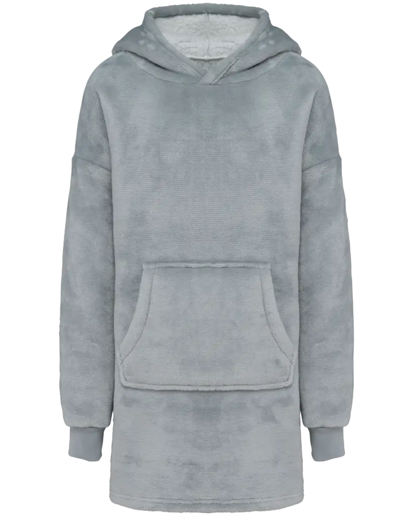 PS_K430_SNOWGREY - Hidalgo-werbeartikel Poncho plaid, snow grey — productfoto 15