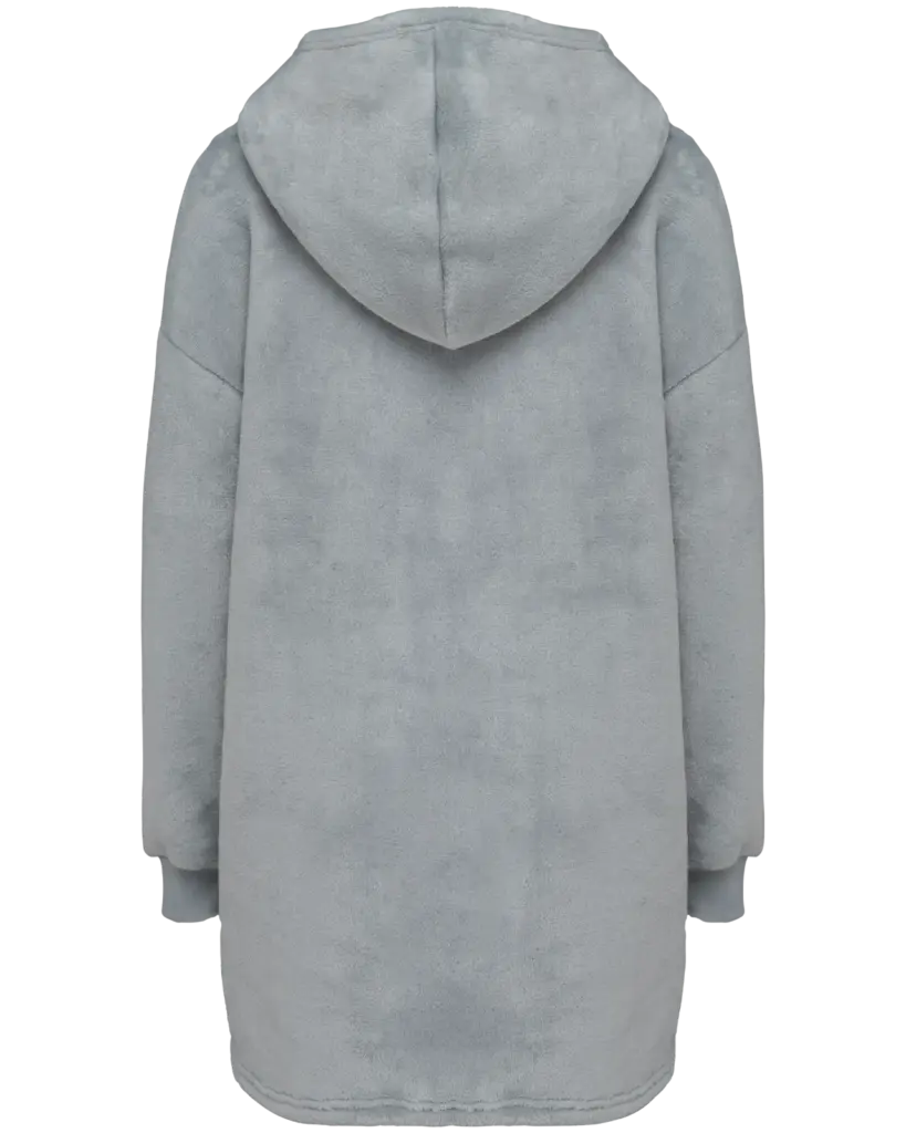 PS_K430-B_SNOWGREY - Hidalgo-werbeartikel Poncho plaid, snow grey — productfoto 16